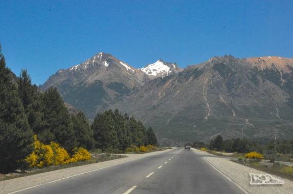 A Ruta 40, na região de El Bolsón, na patagônia argentina